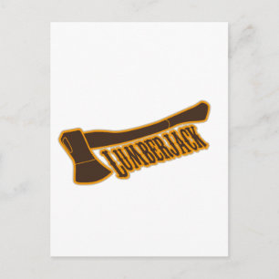 Lumberjack Postcard
