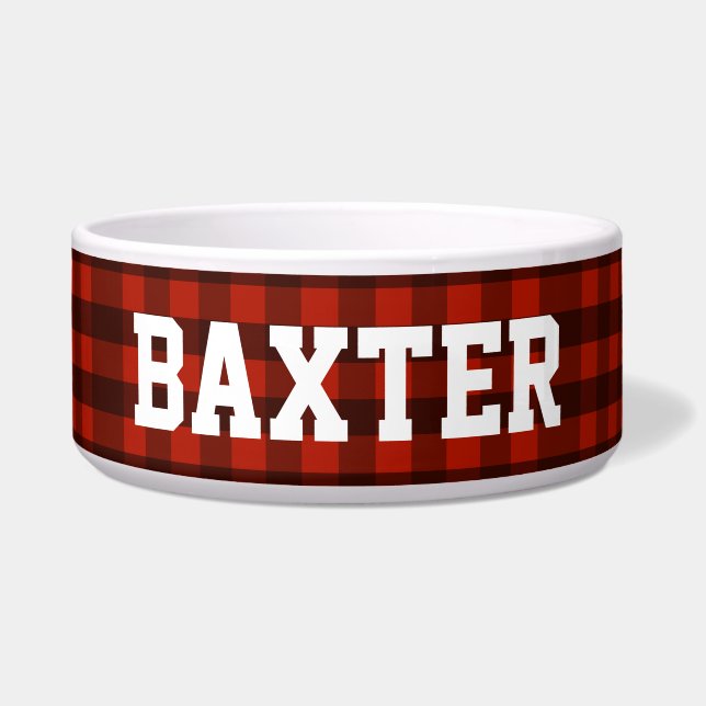 Lumberjack Red Buffalo Plaid Custom Name (Front)
