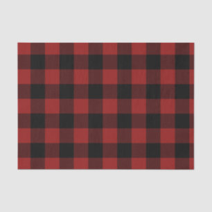 Lumberjack Red Buffalo Plaid Tissue Paper