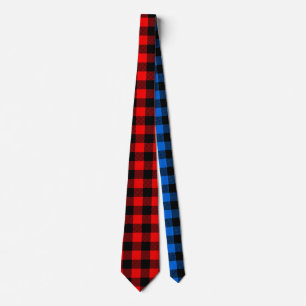 Lumberjack Style - red & blue fabric + your ideas Tie