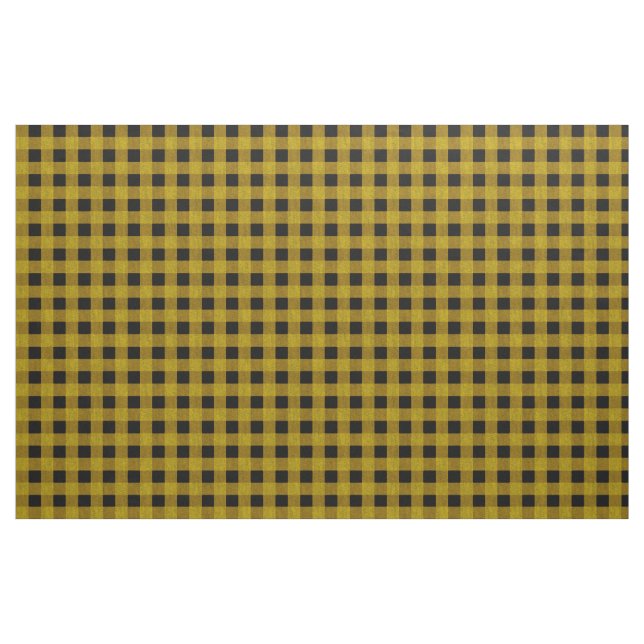 Lumberjack Style - yellow fabric + your ideas (Yard)