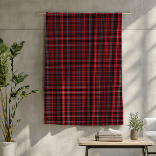 Lumberjack Throw – Red Black Plaid for Cosy Nights Fleece Blanket