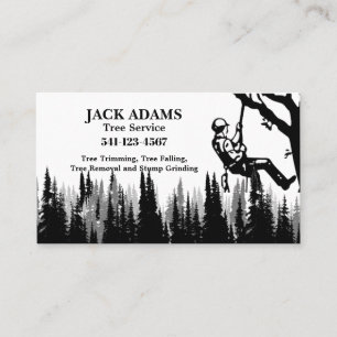 Lumberjack Tree Service Business Card