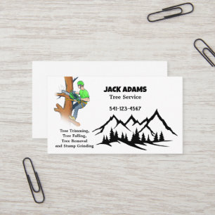 Lumberjack Tree Service Business Card