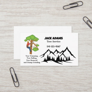Lumberjack Tree Service Business Card