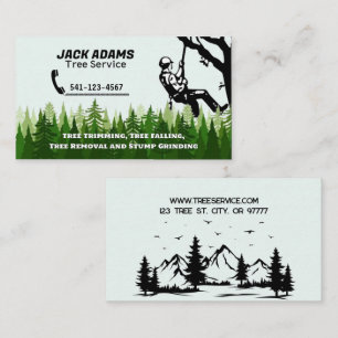 Lumberjack Tree Service Business Card