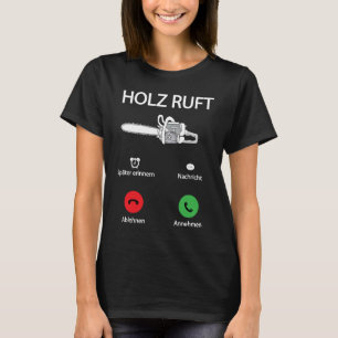 Lumberjack Wood Chainsaw Forest Woodworker T-Shirt