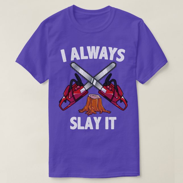 Lumberjack Woodworker Chop Wood T-Shirt (Design Front)