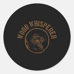 Lumberjack Woodworker  Classic Round Sticker