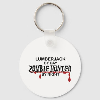 Lumberjack Zombie Hunter Key Ring
