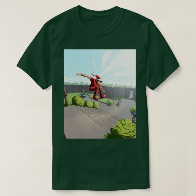 Lumby Skating Graphic T-Shirt (Design Front)