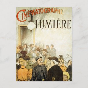 Lumière Brothers Cinema Poster Postcard