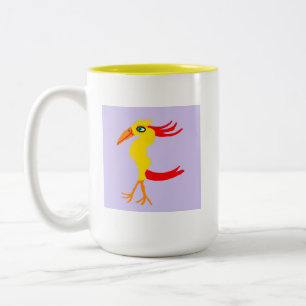 Lumilla The Strutting Chicken 🐓  Two-Tone Coffee Mug