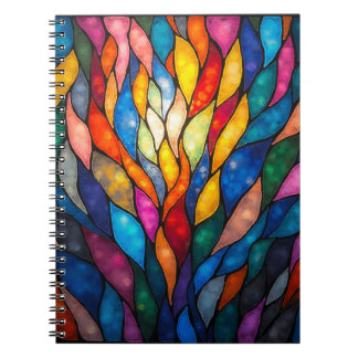  Lumina Bloom: Spectrum in Motion Notebook
