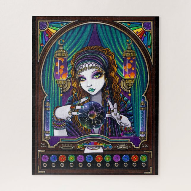 Lumina Bohemian Gypsy Fortune Teller Jigsaw Puzzle (Vertical)