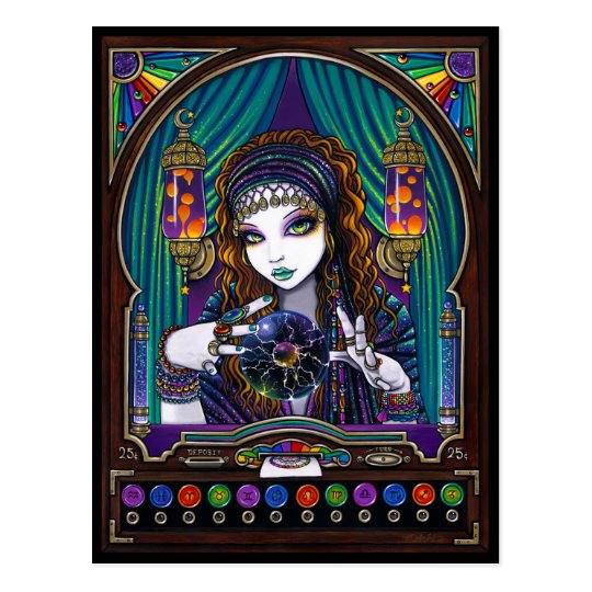 Lumina Bohemian Gypsy Fortune Teller Machine Postcard