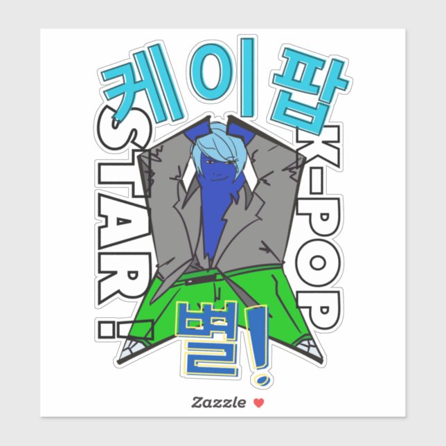 LUMINA K-Pop Idol Stickers (Sheet)