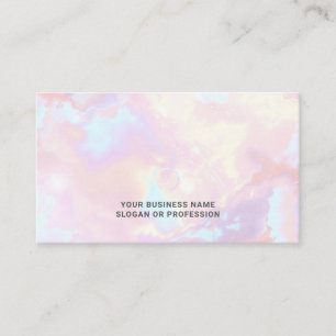 Lumina Opal    Pearlescent Professional Logo Business Card