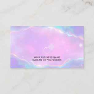 Lumina Opal    Rainbow Professional Logo Business Card
