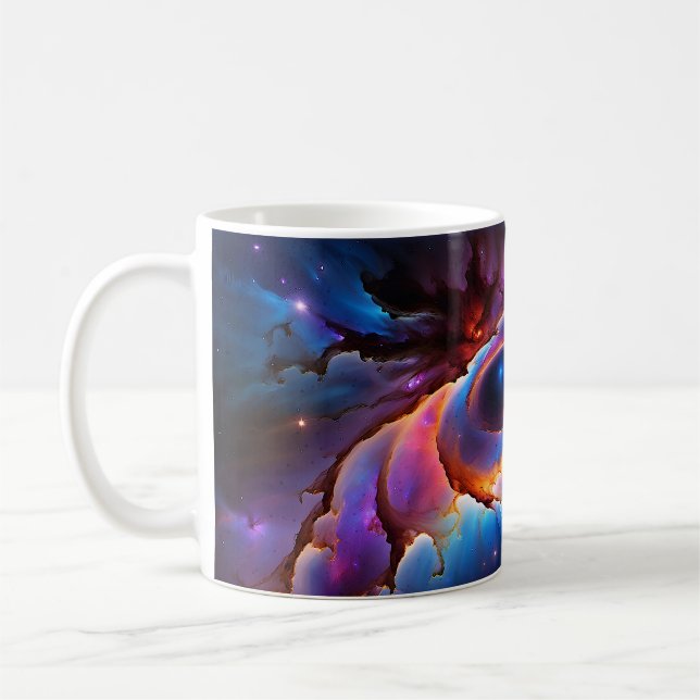 “Luminara” - Nebula and Galaxies Coffee Mug (Left)