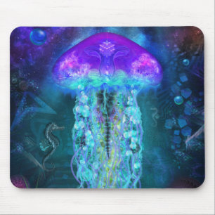 Luminescent Jellyfish Mouse Mat