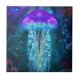 Luminescent Jellyfish Tile