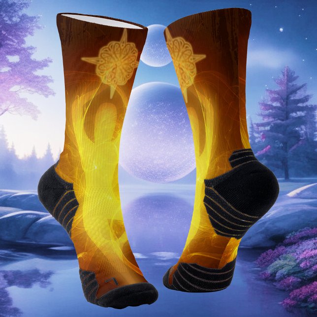 Luminescent Resilience Orange Socks (Creator Uploaded)
