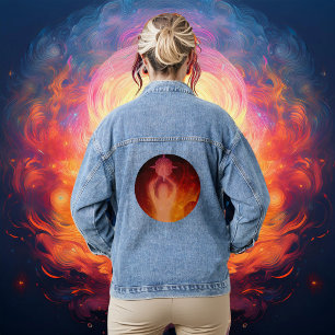 Luminescent Resilience Pink Denim Jacket
