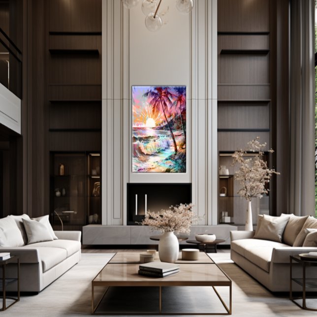 🎨Luminescent Sunset Wall Art🌅 Canvas Print (Creator Uploaded)