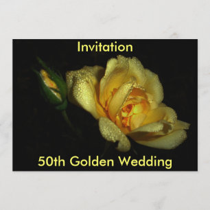 luminous, 50th Golden Wedding, Invitation