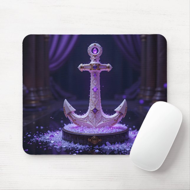 Luminous Arabian Anchor Mouse Mat (With Mouse)
