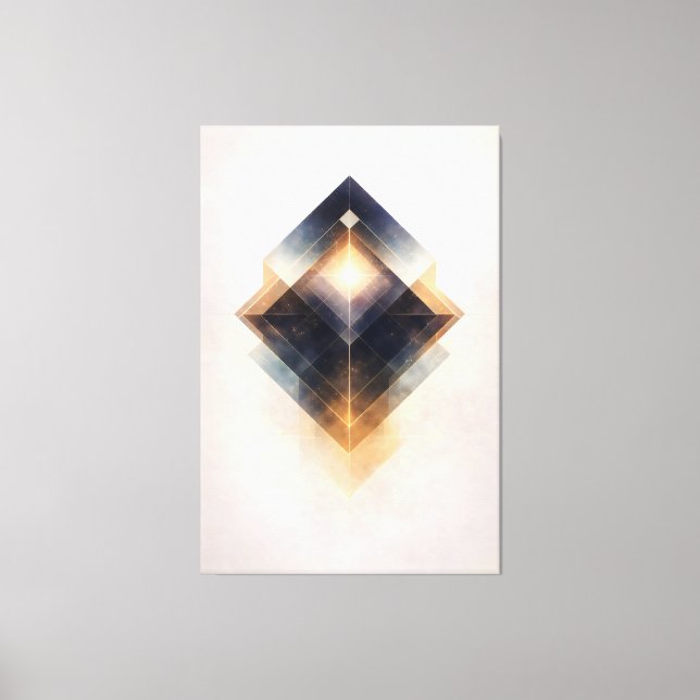 Luminous Axis Canvas Print (Front)