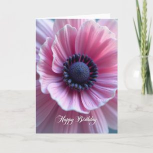 Luminous Bloom Birthday Card