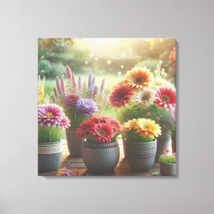 Luminous Bloom Canvas Print