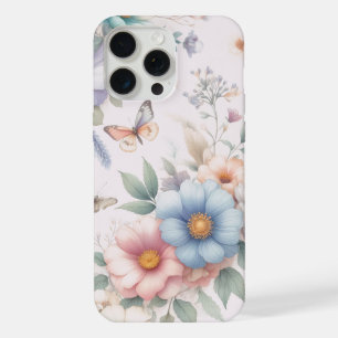 Luminous Blossoms & Butterflies 🌼 iPhone 15 Pro Max Case
