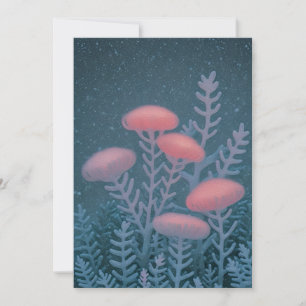 Luminous Botanical Invitation Holiday Cards