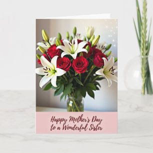 Luminous Bouquet Mothers Day Card