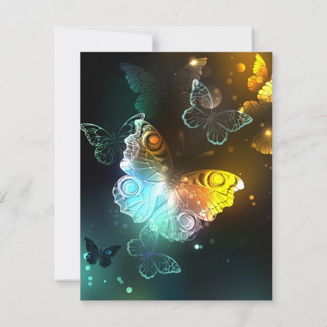 Luminous Butterfly and Night butterflies Announcement (Front)