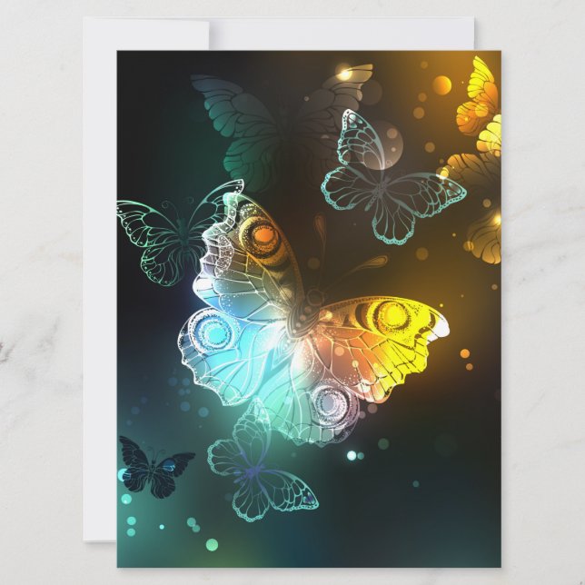 Luminous Butterfly and Night butterflies Announcement (Front)