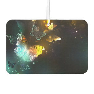 Luminous Butterfly and Night butterflies Car Air Freshener
