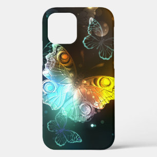 Luminous Butterfly and Night butterflies iPhone 12 Pro Case