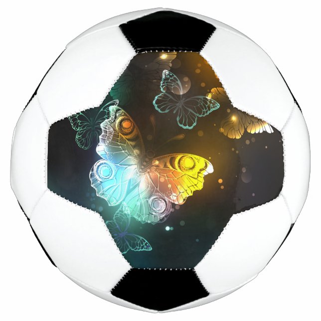 Luminous Butterfly and Night butterflies Football (Front)