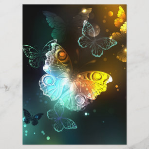 Luminous Butterfly and Night butterflies Menu