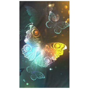 Luminous Butterfly and Night butterflies Tablecloth