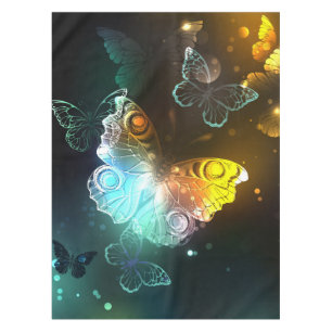 Luminous Butterfly and Night butterflies Tablecloth