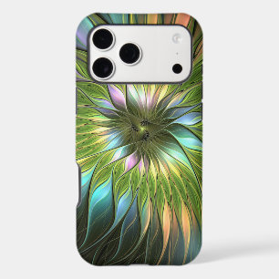 Luminous Colourful Fantasy Flower Fractal Art