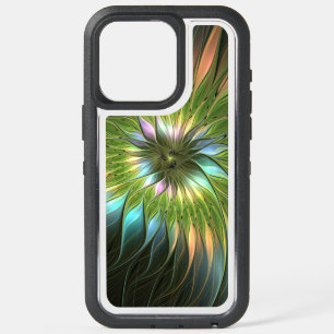Luminous Colourful Fantasy Flower Fractal Art