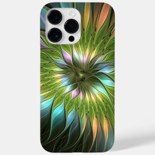 Luminous Colourful Fantasy Flower Fractal Art Case-Mate iPhone 14 Pro Max Case