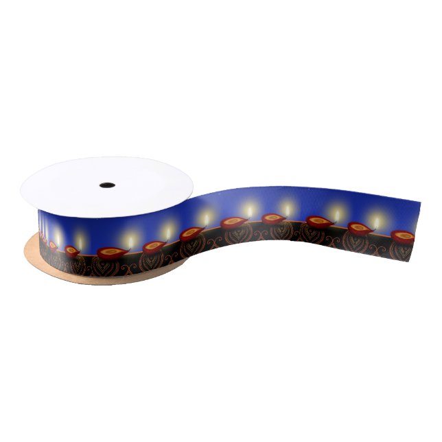 Luminous Diwali Candles - Ribbon Satin Ribbon (Spool)