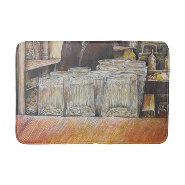 Luminous Equivalent of Passionate Emotions Bath Mat (Front)